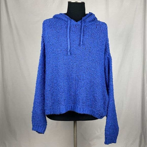 Pilcro Anthropologie Chuncky Knit Crop Sailcloth Hoodie - Women’s 2X - Picture 2 of 8